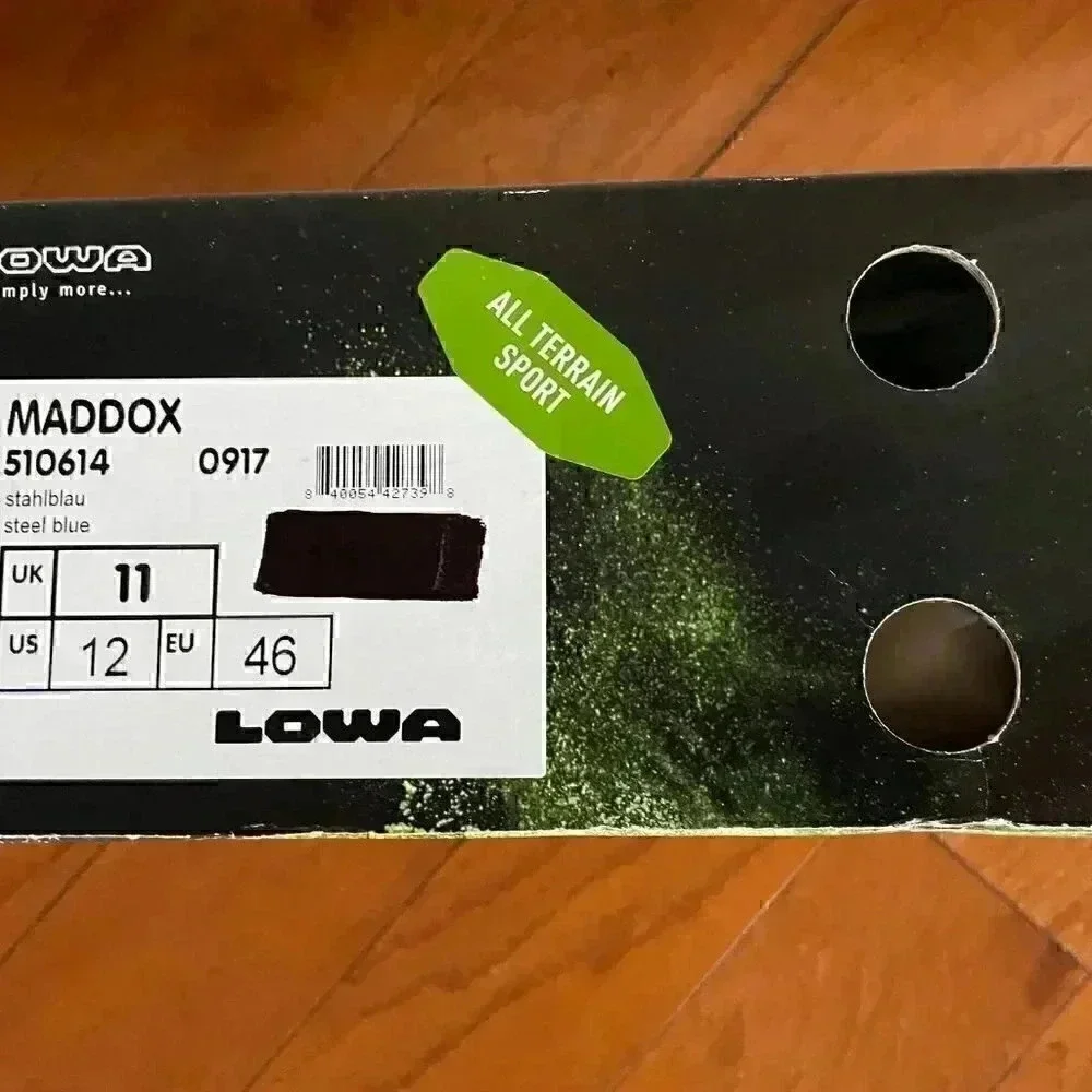 Lowa Maddox Steel/Blue womens athletically training trail shoe 12 D SAVE $160.00